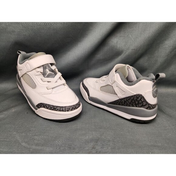 Nike Jordan Spizike Low (PS) Sneakers White Grey Boys Size 11c NEW IN BOX! - Picture 1 of 13